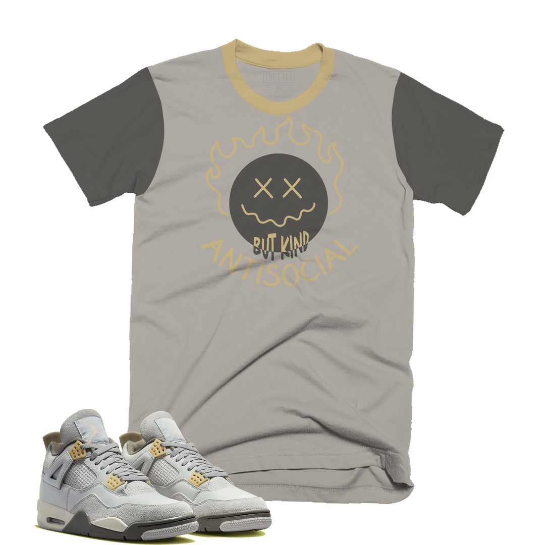 Anti Tee | Retro Air Jordan 4  Craft Photon Dust Colorblock T-shirt