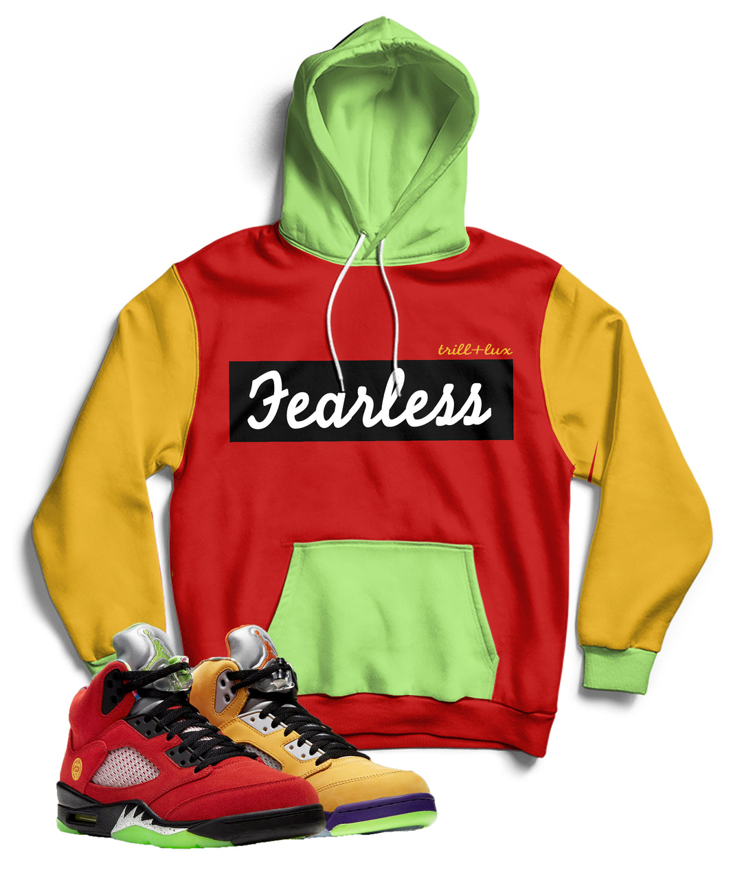 Fearless | Air Jordan 5 What The Inspired Hoodie |