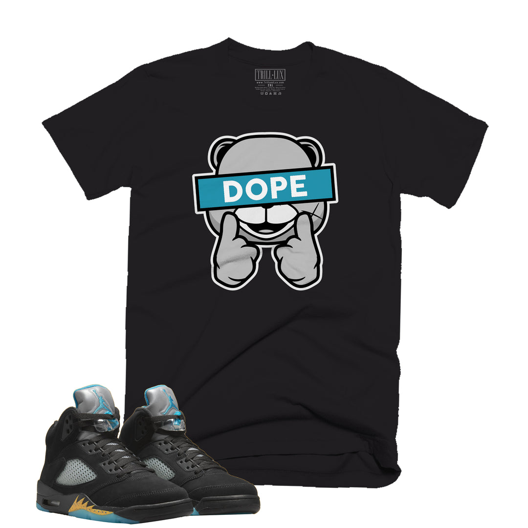 Dope Tee | Retro Air Jordan 5 Aqua T-shirt