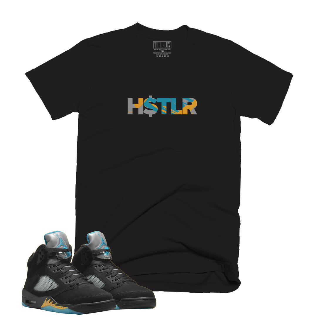 H$TLR Tee | Retro Air Jordan 5 Aqua T-shirt
