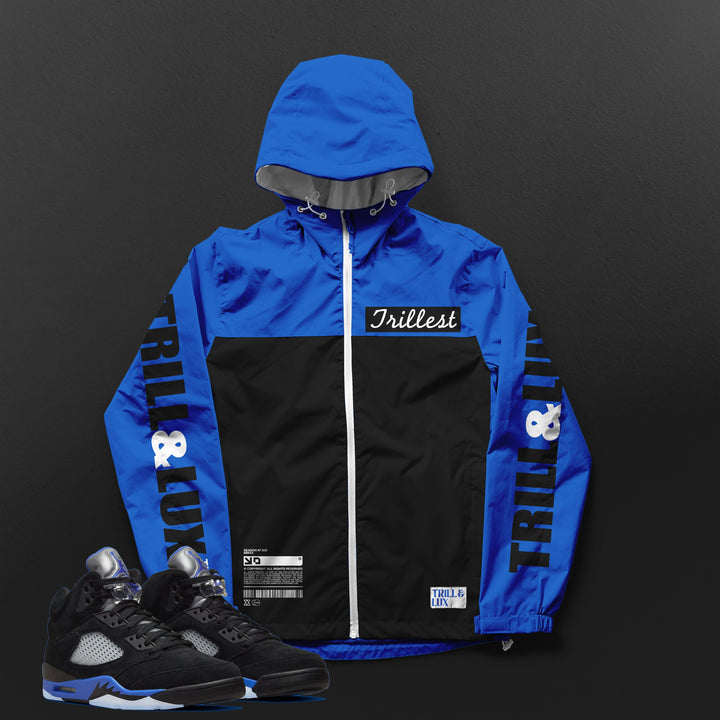 CLEARANCE - Trillest | Air Jordan 5 Racer Blue Windbreaker