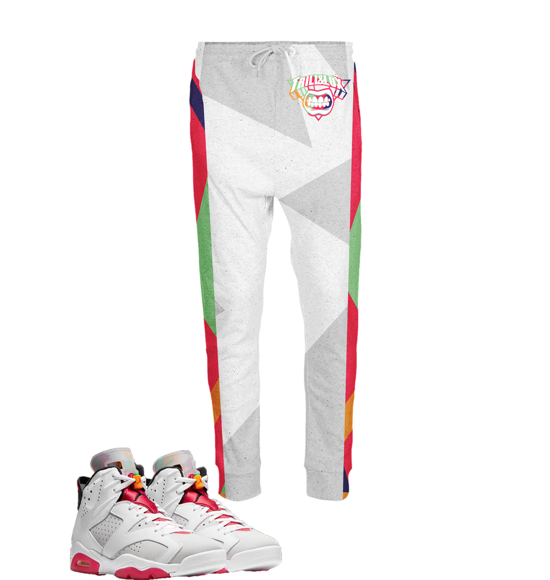Trill & Lux | Jordan 6 Hare Inspired Jogger and Hoodie Suit | Retro Jordan 6