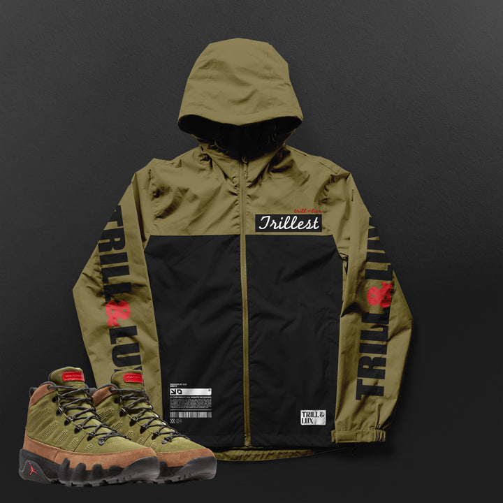 Only The Trill Survive | Air Jordan 9 Beef and Broccoli (NRG Boots) Windbreaker