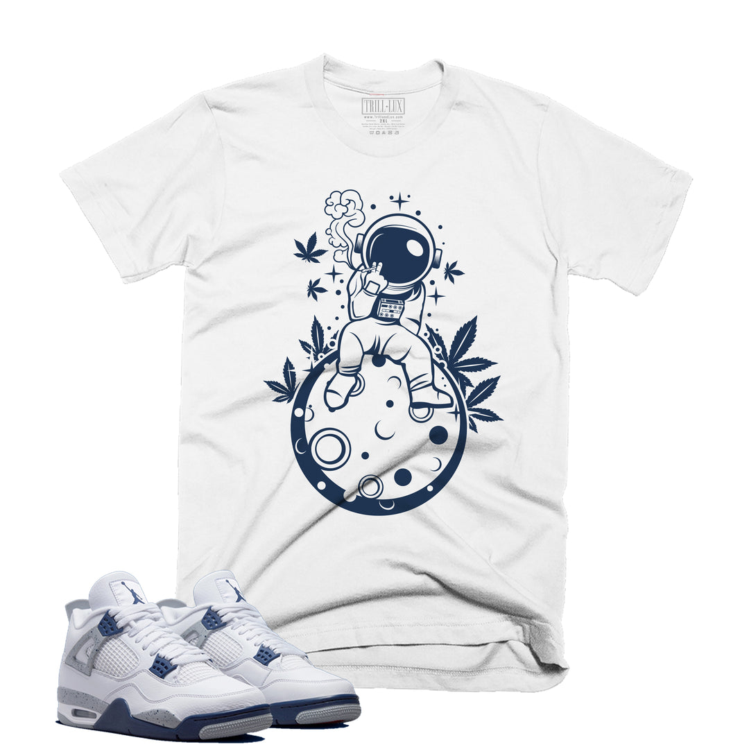 Astro Tee | Retro Air Jordan 4 Midnight Navy Colorblock T-shirt