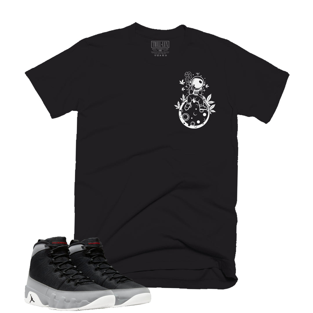 Astro Tee | Retro Air Jordan 9 Black and Particle Grey T-shirt