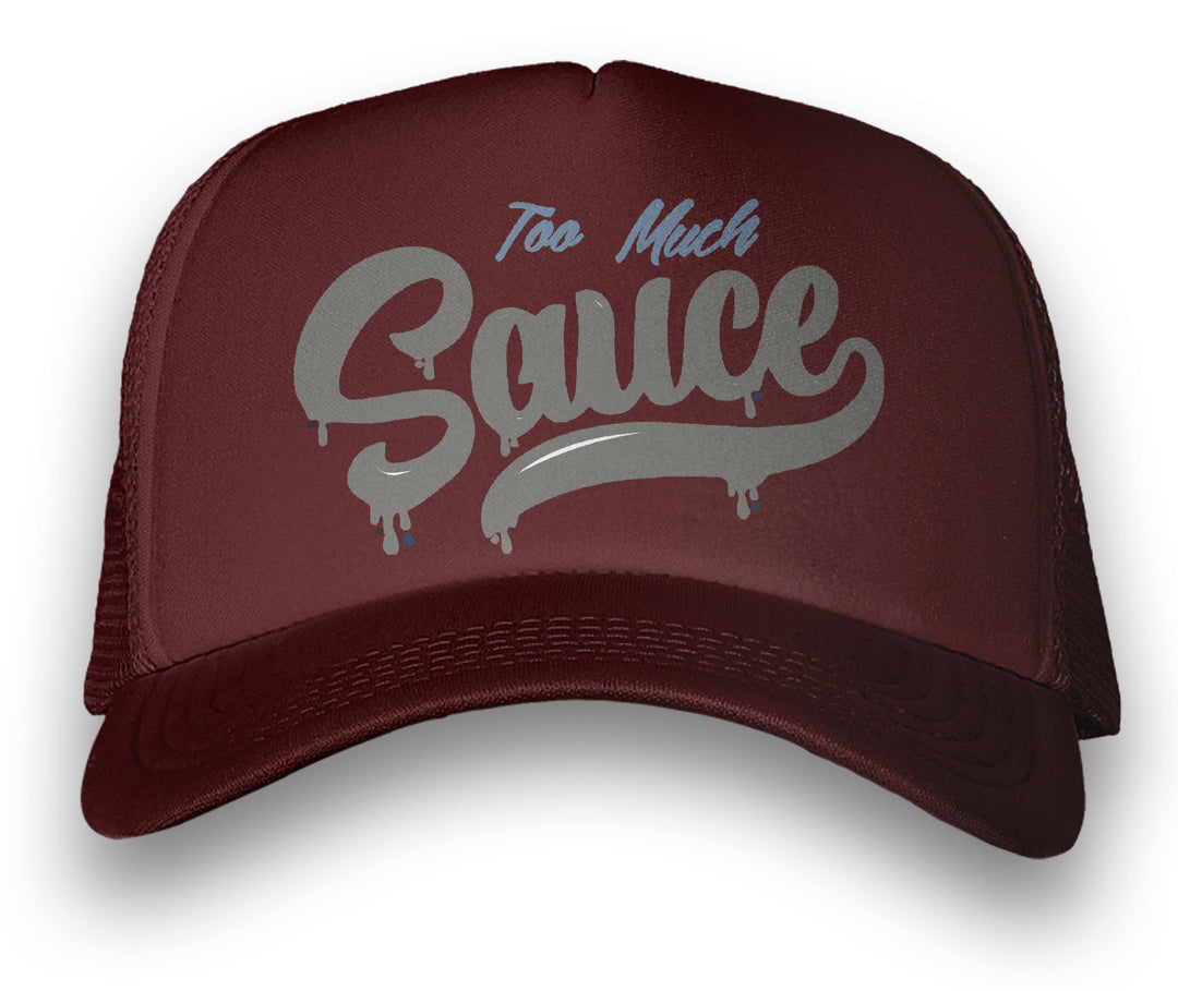 Too Much Sauce | Retro Air Jordan 5 Burgundy T-shirt | Hoodie | Sweatshirt | Hat