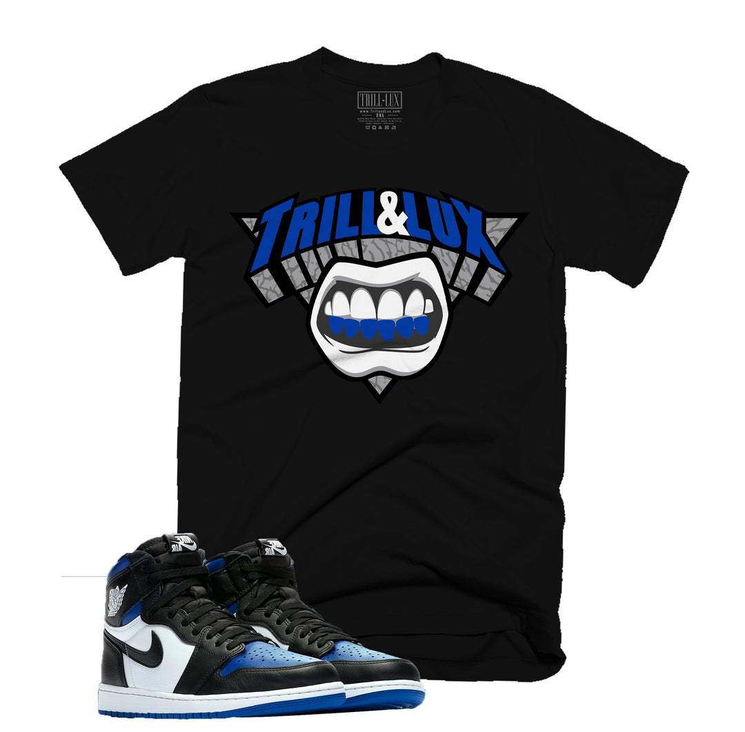 CLEARANCE - Trill & Lux Grill Tee | Retro Air Jordan 1 Royal Toe Inspired