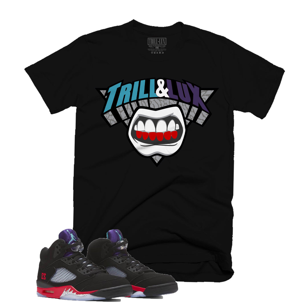 Trill & Lux Logo Tee | Retro Air Jordan 5 Top 3 Inspired |