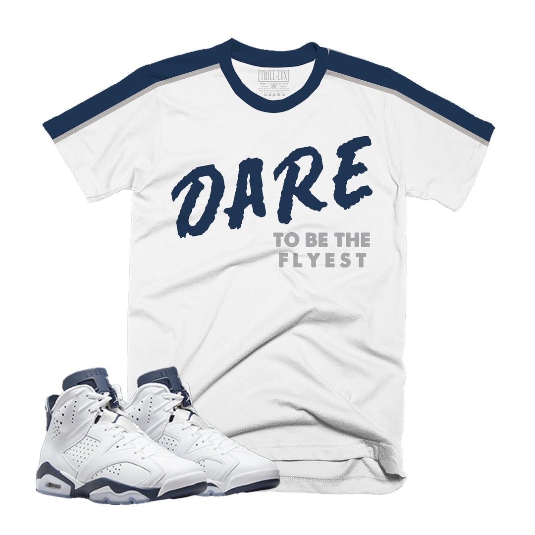 Dare | Retro Air Jordan 6 Midnight Navy Colorblock T-shirt