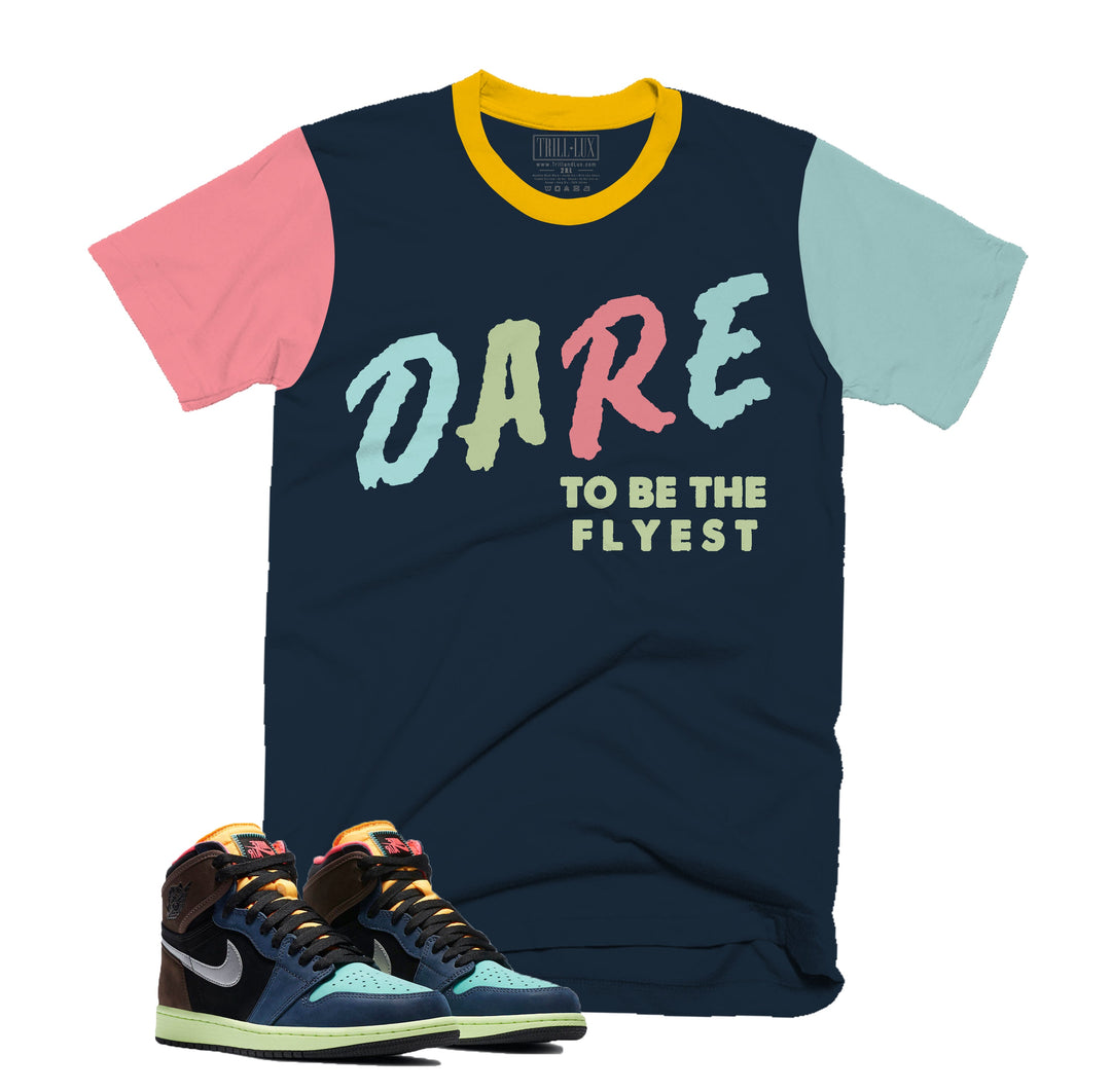 CLEARANCE - DARE Tee | Retro Air Jordan 1 Bio Hack Colorblock T-shirt