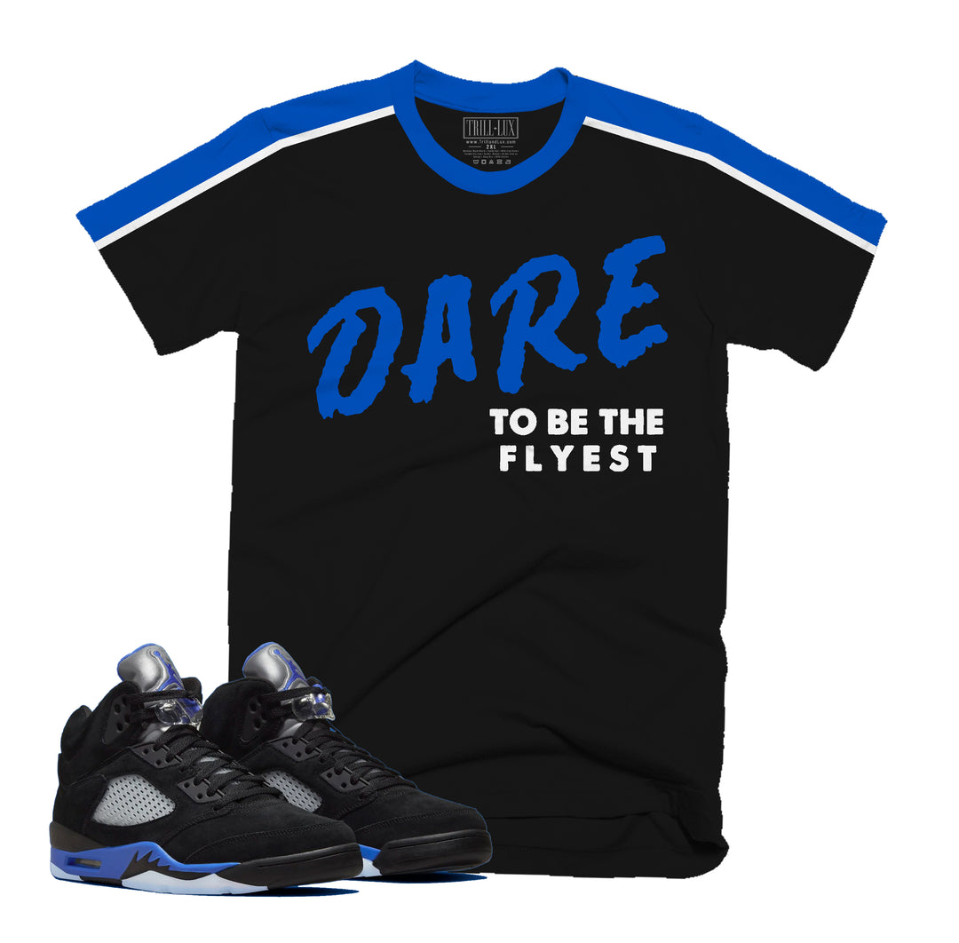 Dare Tee | Retro Air Jordan 5 Racer Blue Inspired T-shirt