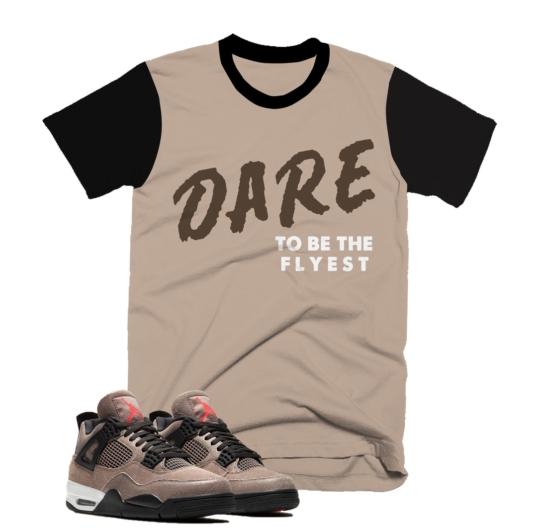 Dare To be Fly | Retro Air Jordan 4 Taupe Haze T-shirt |