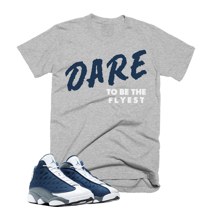 Trill & Lux Dare To Be The Flyest Tee | Retro Air Jordan 13 Flint Inspired |