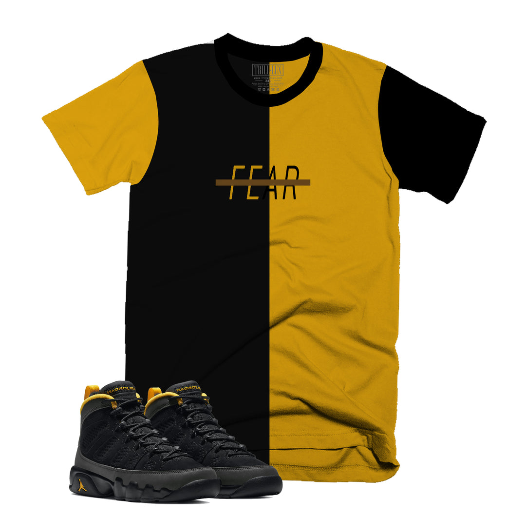 Fearless Tee | Retro Air Jordan 9 University Gold T-shirt |