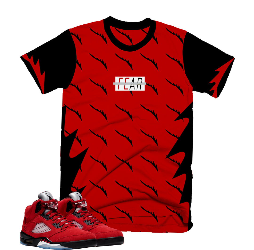 Fearless Tee | Retro Air Jordan 5 Toro Bravo Colorblock T-shirt
