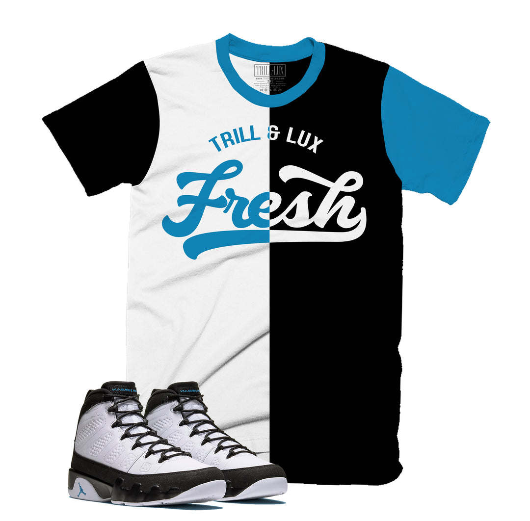 Fresh Tee | Retro Air Jordan 9 University Blue T-shirt |