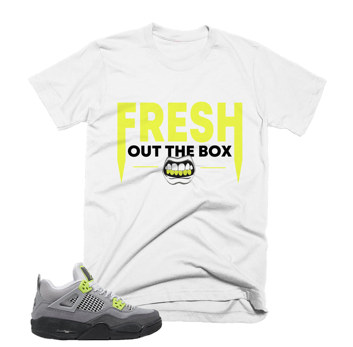 Fresh out the Box Tee | Retro Jordan 4 Volt |  95 Neon | Air Max 95 | T-shirt