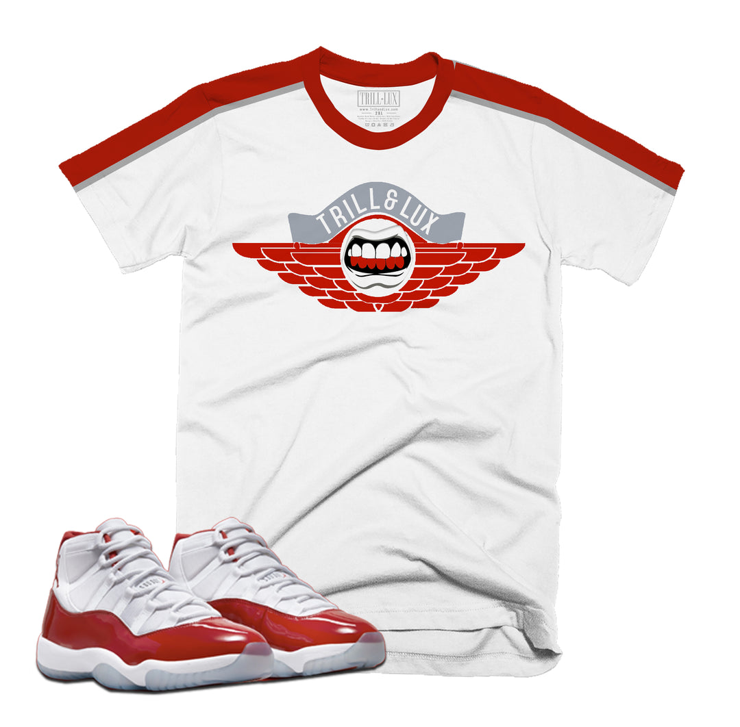 Flight Tee | Retro Air Jordan 11 Cherry Red T-shirt