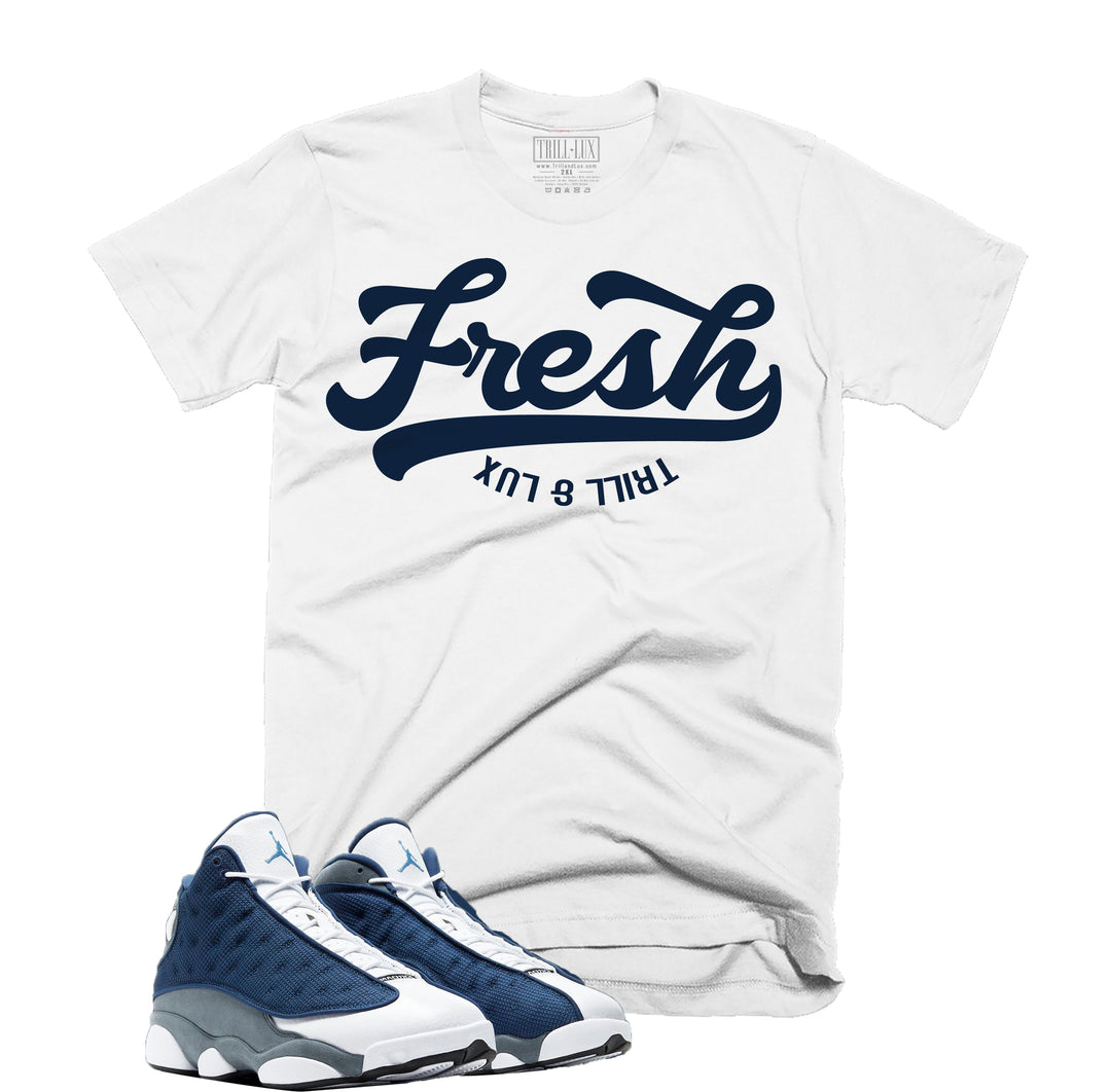 Trill & Lux Fresh Tee | Retro Air Jordan 13 Flint Inspired |