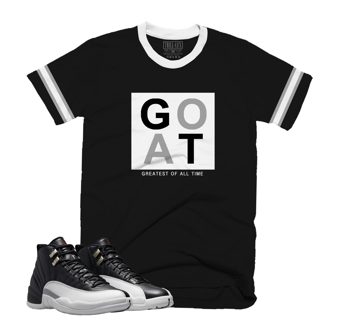 GOAT Tee | Retro Air Jordan 12 PLAYOFF T-shirt