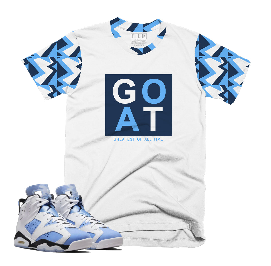 GOAT | Retro Air Jordan 6 UNC Colorblock T-shirt