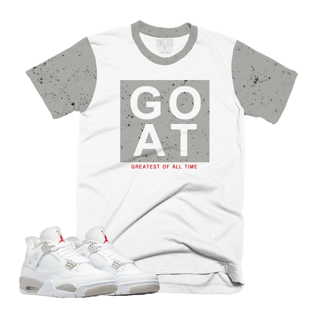 GOAT | Retro Air Jordan 4 Tech White Oreo T-shirt |