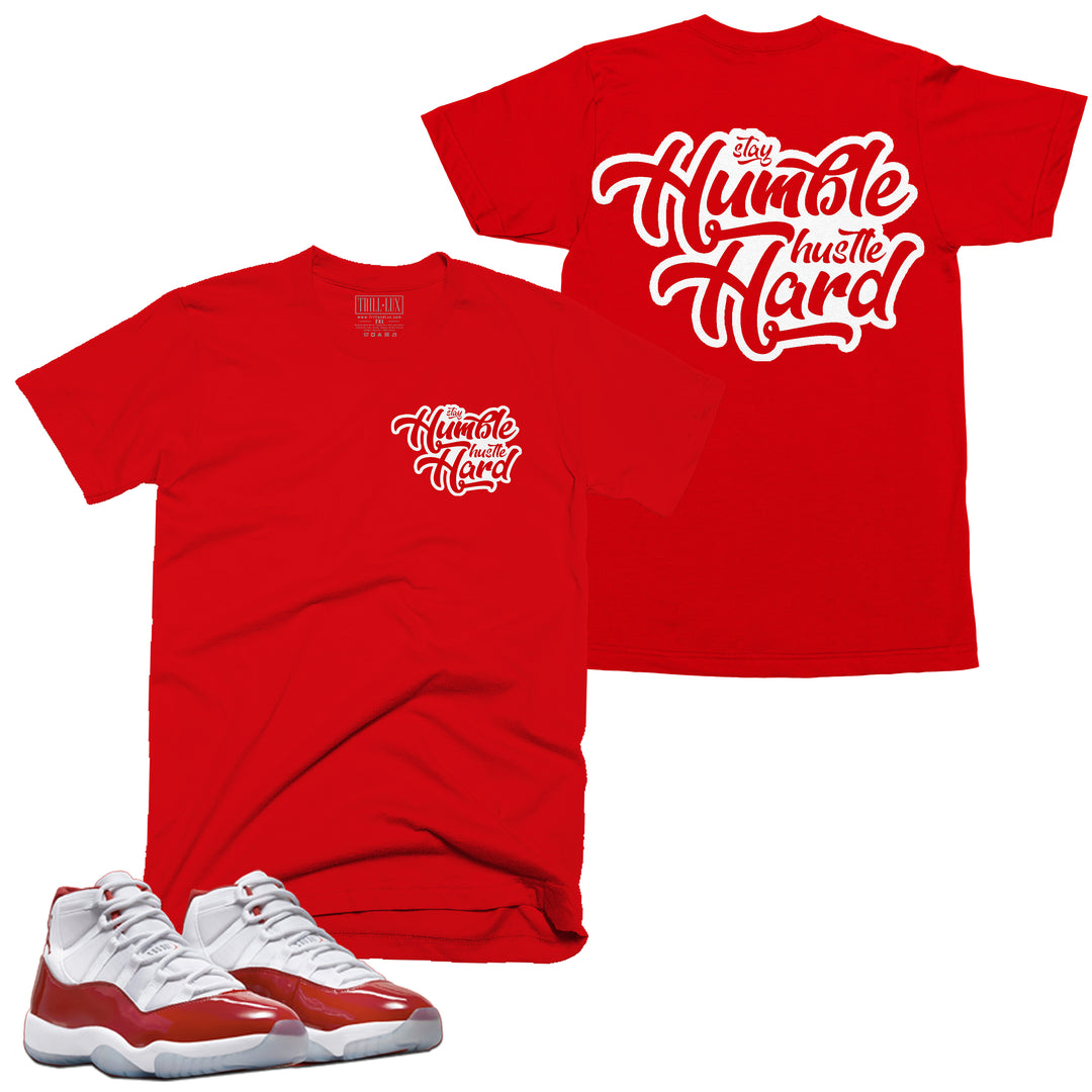 Humble Tee | Retro Air Jordan 11 Cherry Red T-shirt