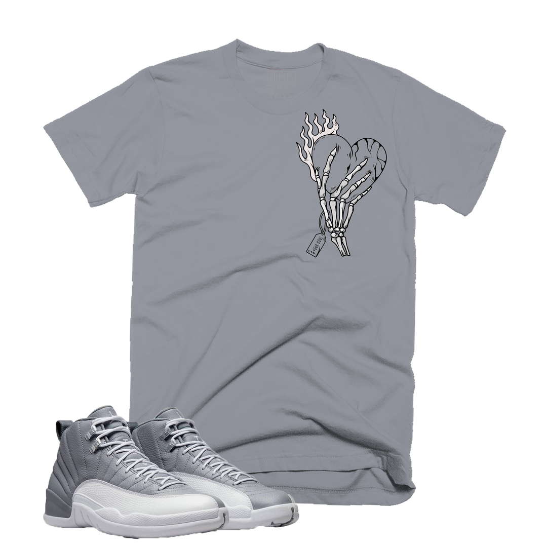 Cost Your Soul | Retro Air Jordan 12 Stealth Grey Colorblock T-Shirt