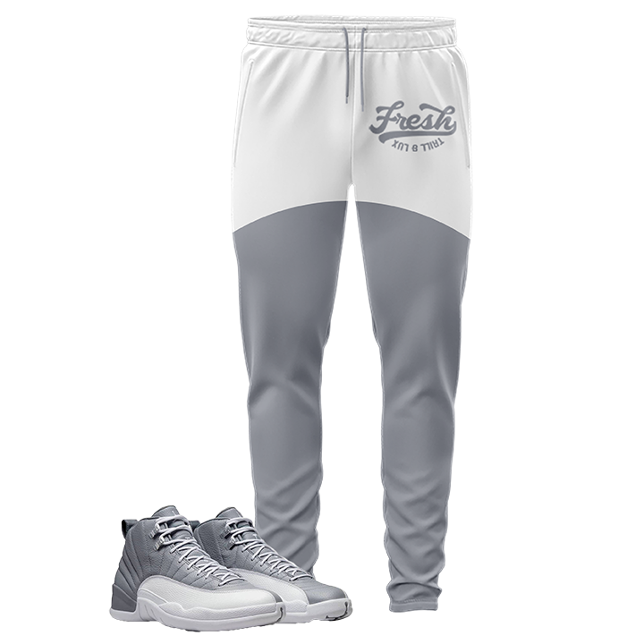 Fresh | Air Jordan 12 Stealth Grey Jogger