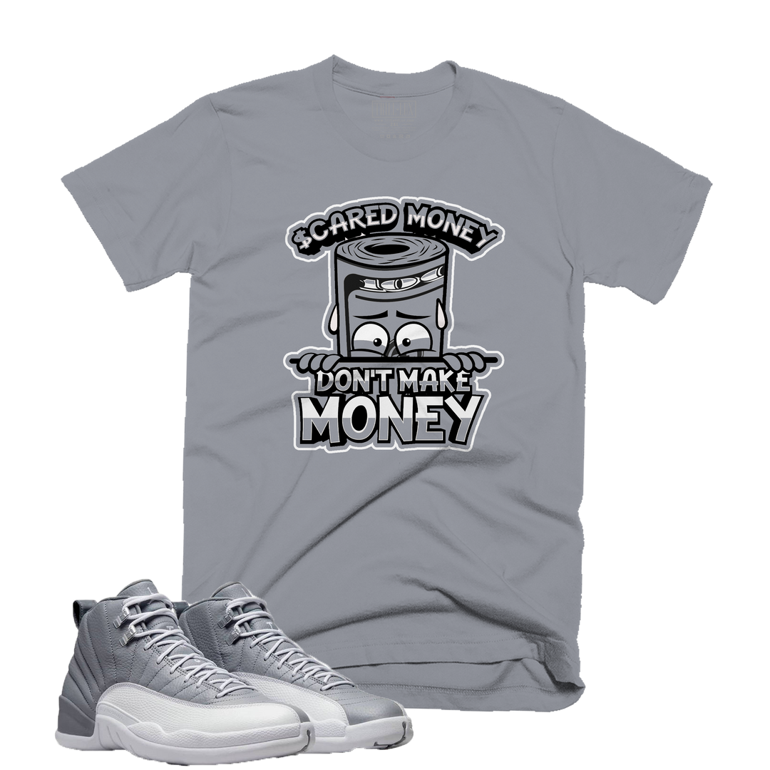 Scared Money | Retro Air Jordan 12 Stealth Grey Colorblock T-Shirt