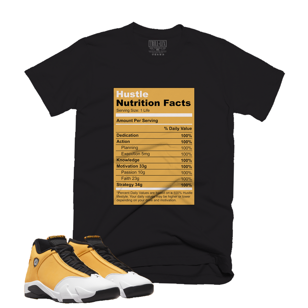 Hustle Nutrition | Retro Air Jordan 14 Ginger Colorblock T-shirt