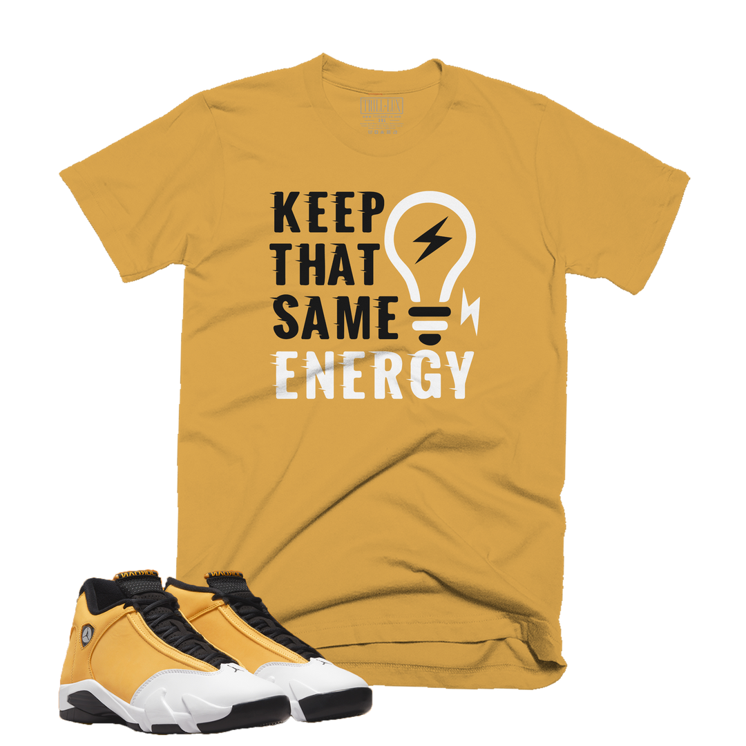 Same Energy - Ginger | Retro Air Jordan 14 Ginger Colorblock T-shirt