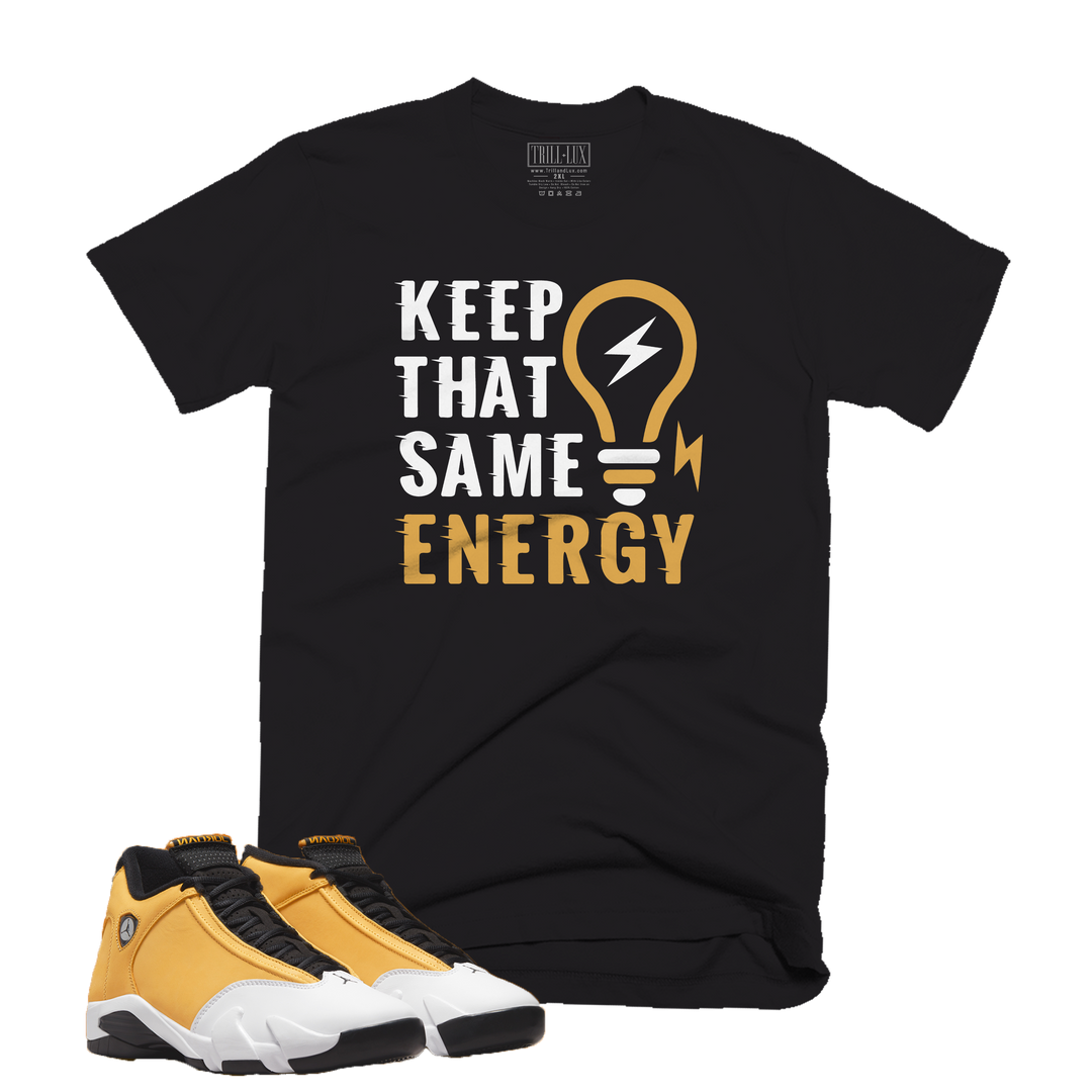 Same Energy | Retro Air Jordan 14 Ginger Colorblock T-shirt