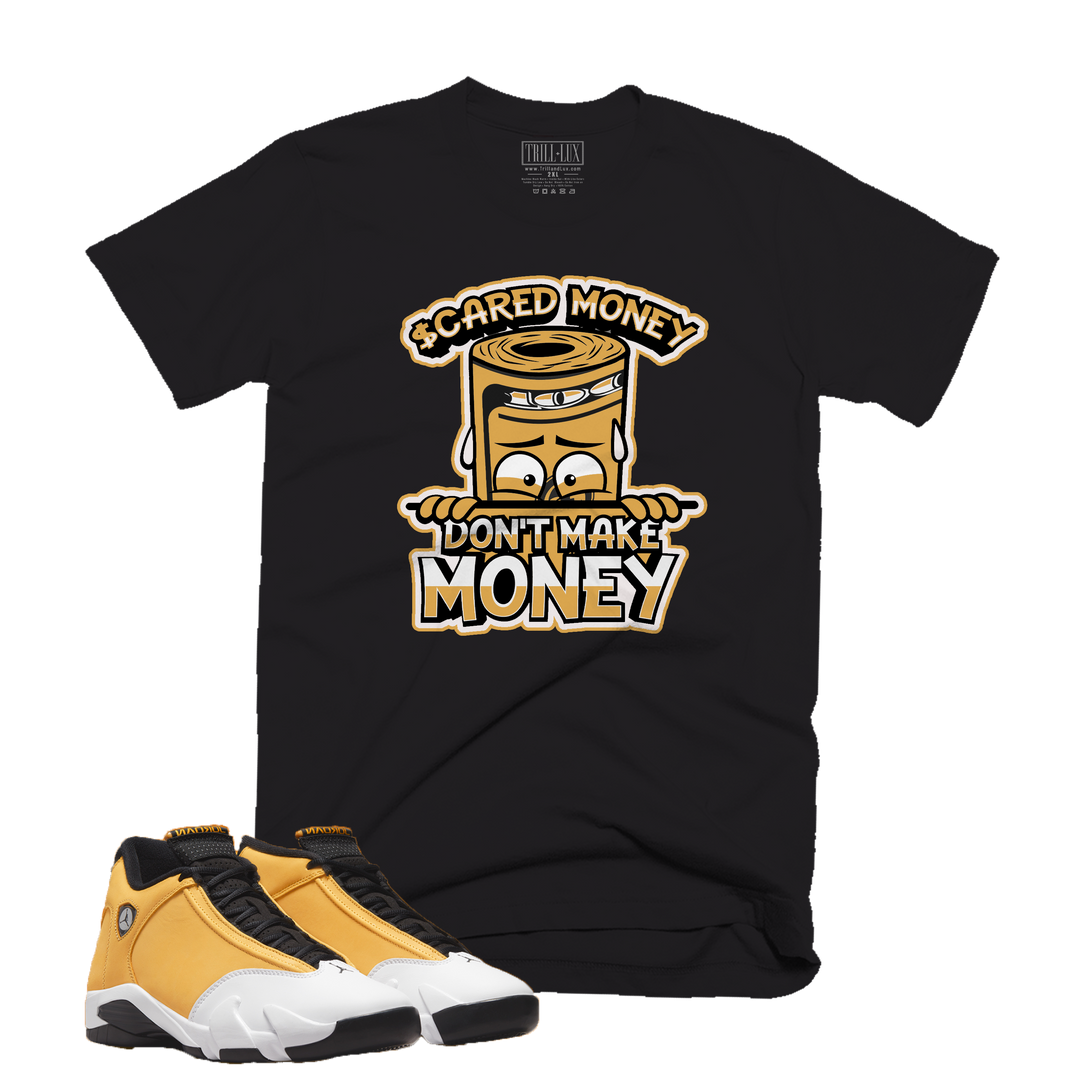 Scared Money | Retro Air Jordan 14 Ginger Colorblock T-shirt