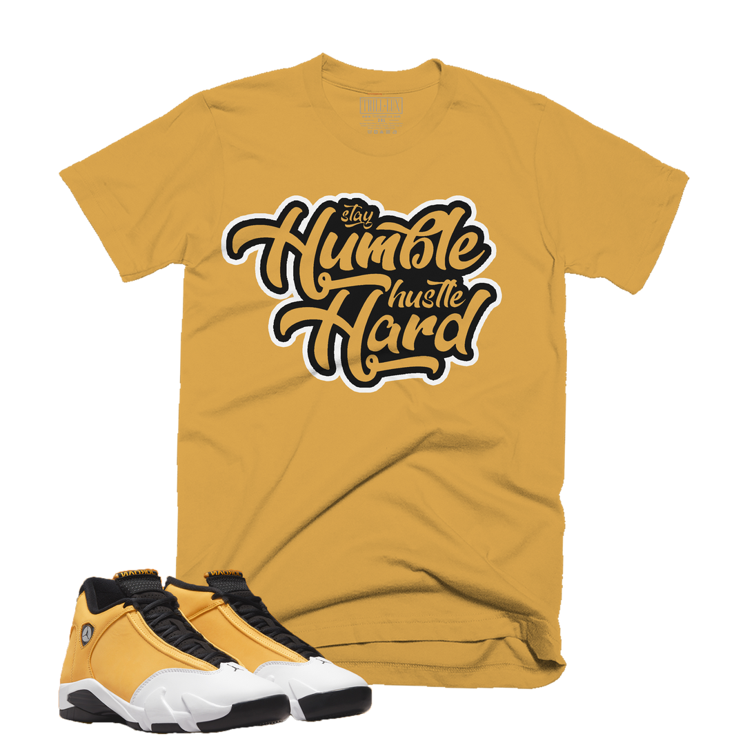 Stay Humble - Ginger | Retro Air Jordan 14 Ginger Colorblock T-shirt