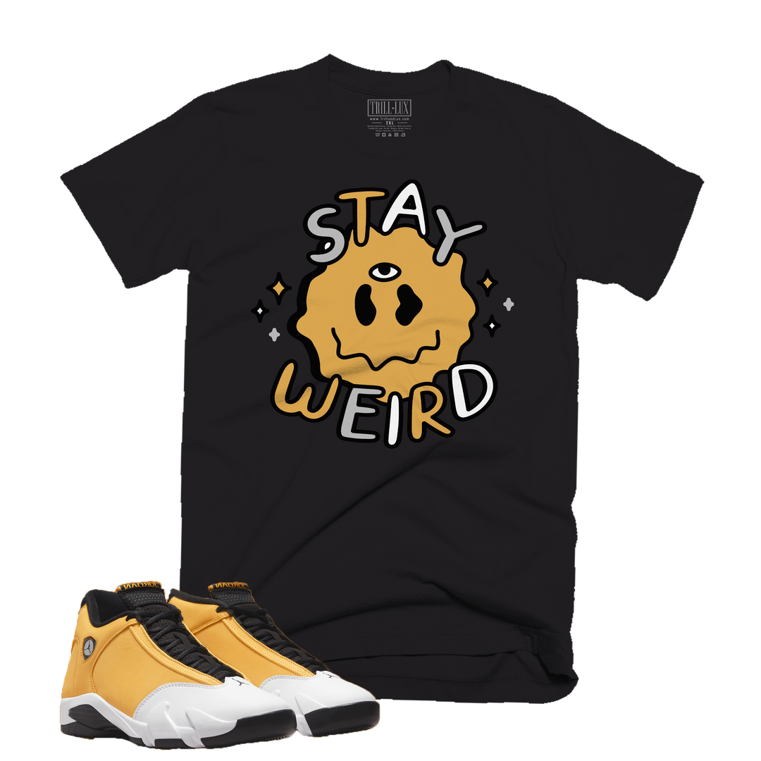 Stay Weird | Retro Air Jordan 14 Ginger Colorblock T-shirt