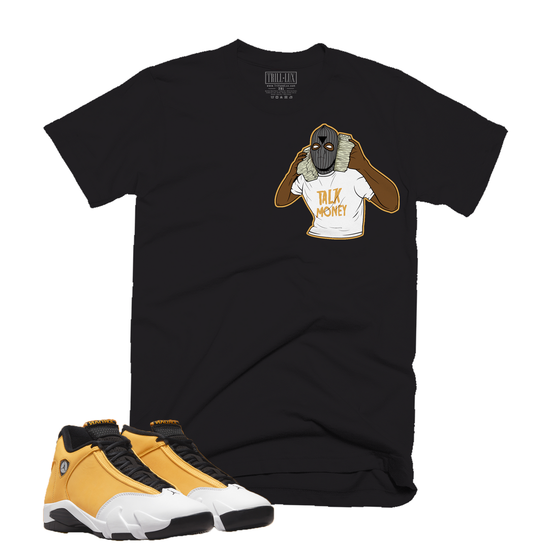 Talk Money | Retro Air Jordan 14 Ginger Colorblock T-shirt