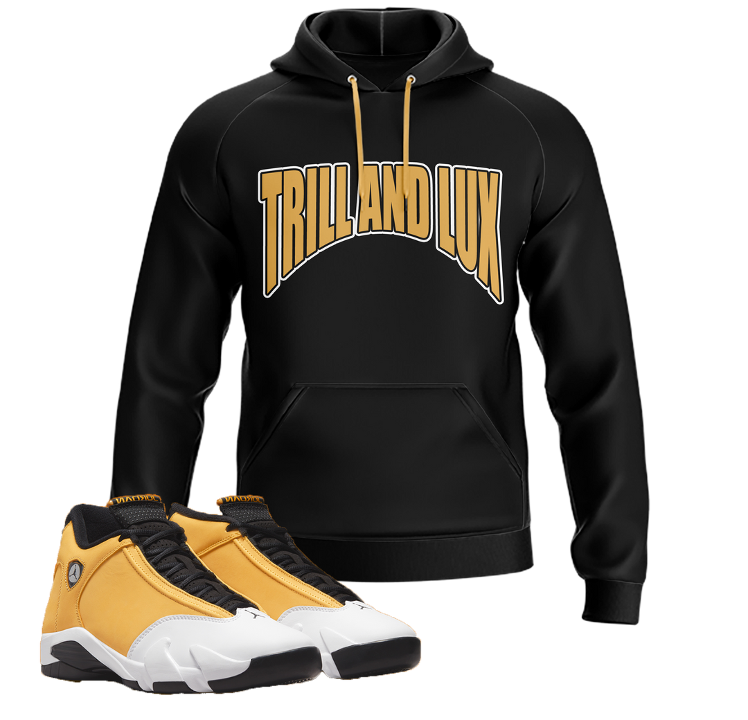 Trill and Lux | Retro Air Jordan 14 Ginger Hoodie