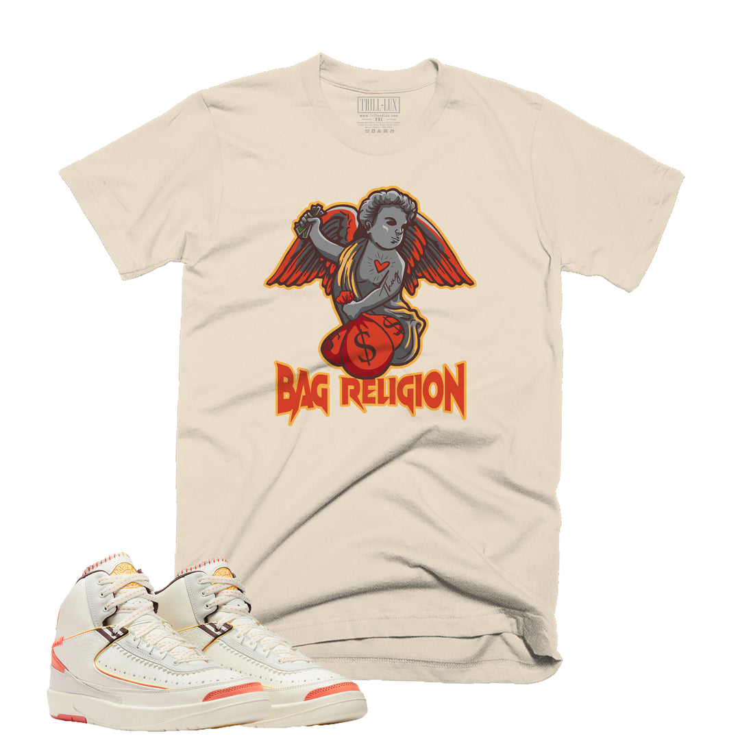 Bag Religion | Retro Air Jordan 2 Maison Chateau Rouge Colorblock T-shirt