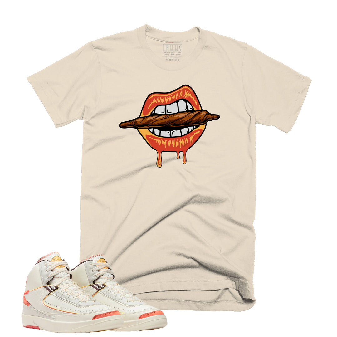 Blunt Lips | Retro Air Jordan 2 Maison Chateau Rouge Colorblock T-shirt
