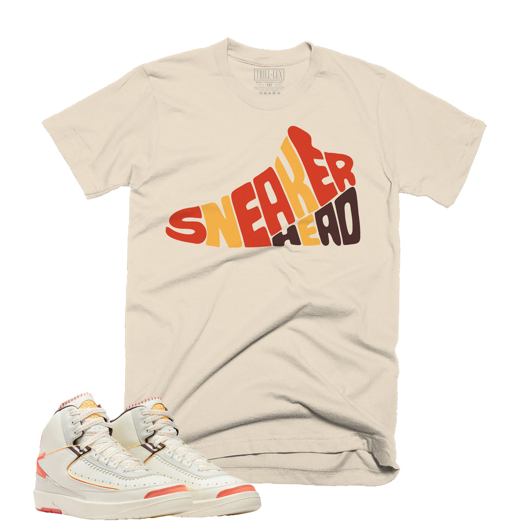 Sneaker Head | Retro Air Jordan 2 Maison Chateau Rouge Colorblock T-shirt