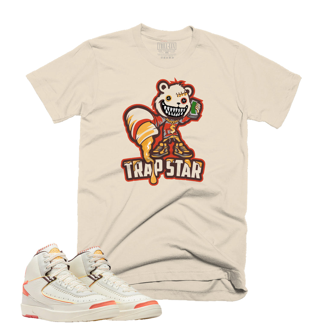 Trap Star | Retro Air Jordan 2 Maison Chateau Rouge Colorblock T-shirt