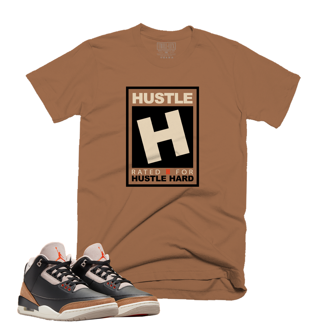Rated H | Retro Air Jordan 3 Desert Elephant Colorblock T-shirt