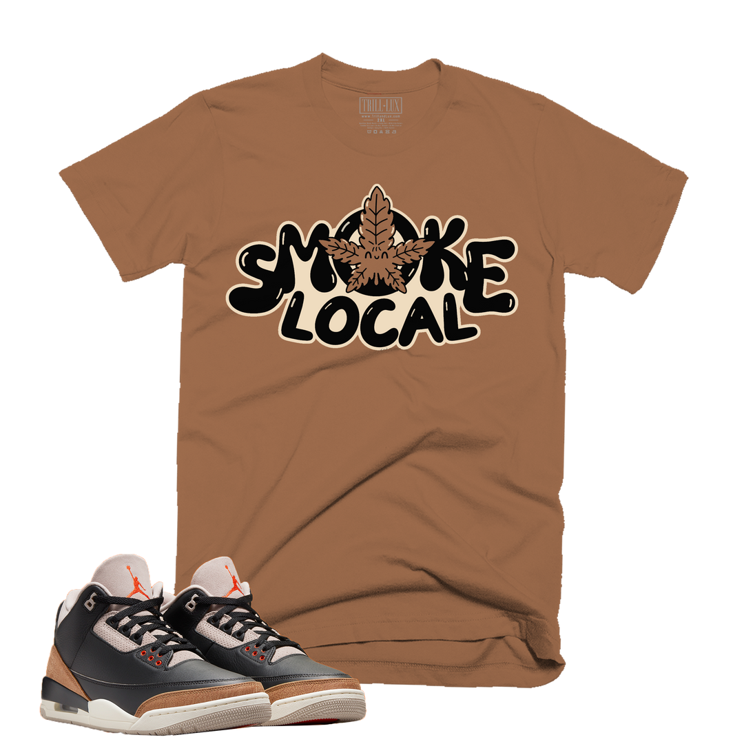 Smoke Local | Retro Air Jordan 3 Desert Elephant Colorblock T-shirt
