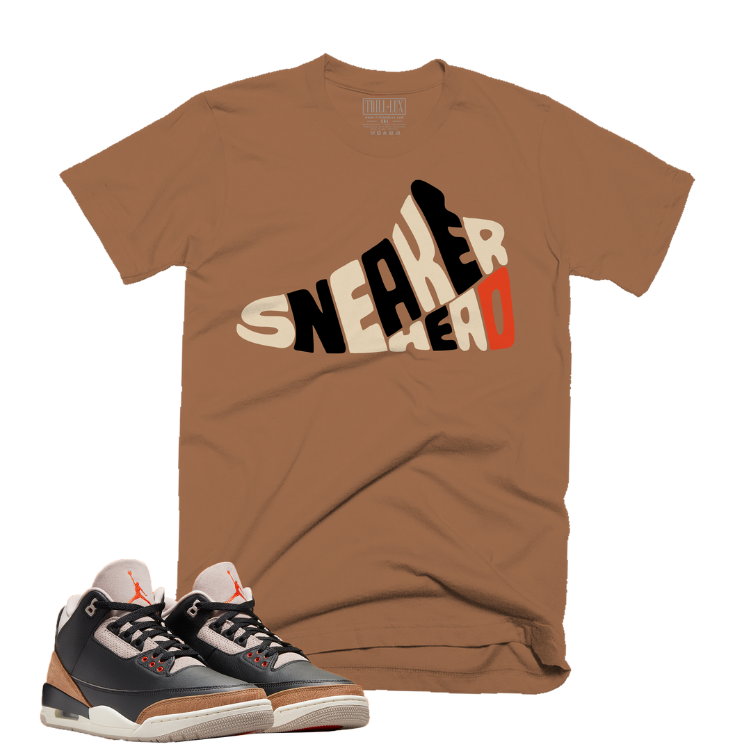 Sneaker Head | Retro Air Jordan 3 Desert Elephant Colorblock T-shirt