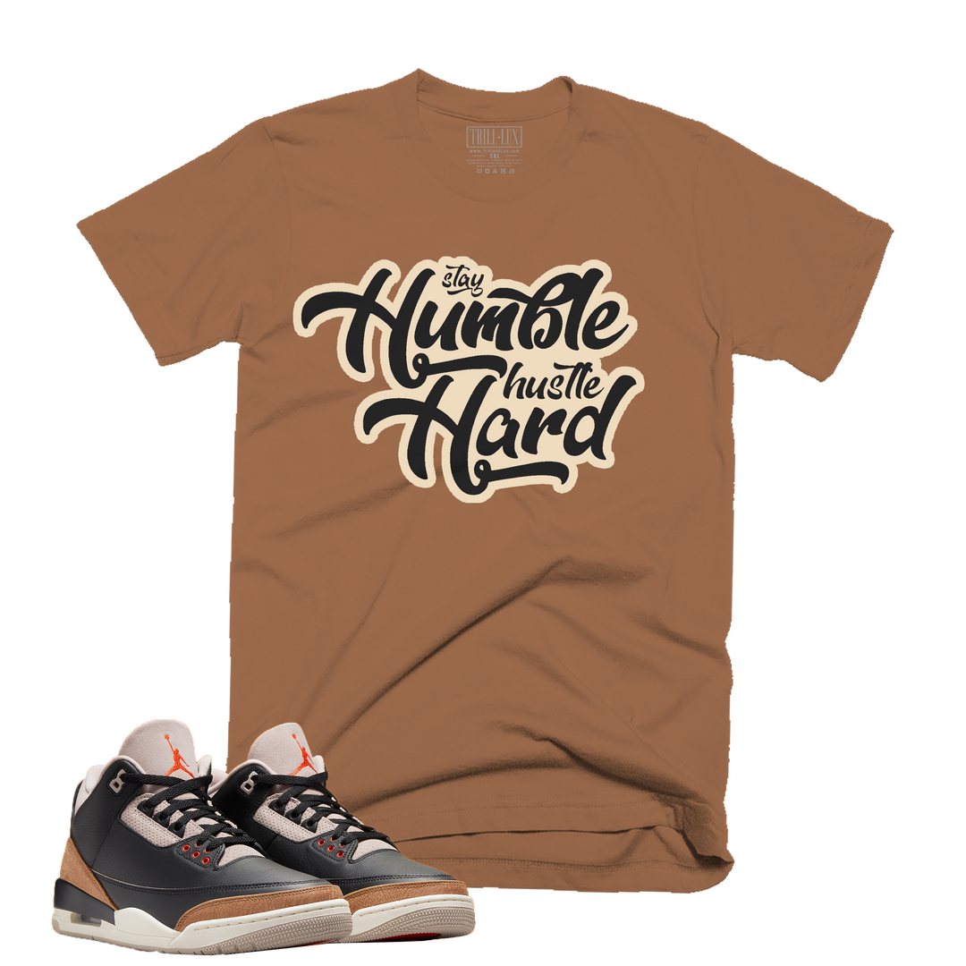 Stay Humble | Retro Air Jordan 3 Desert Elephant Colorblock T-shirt
