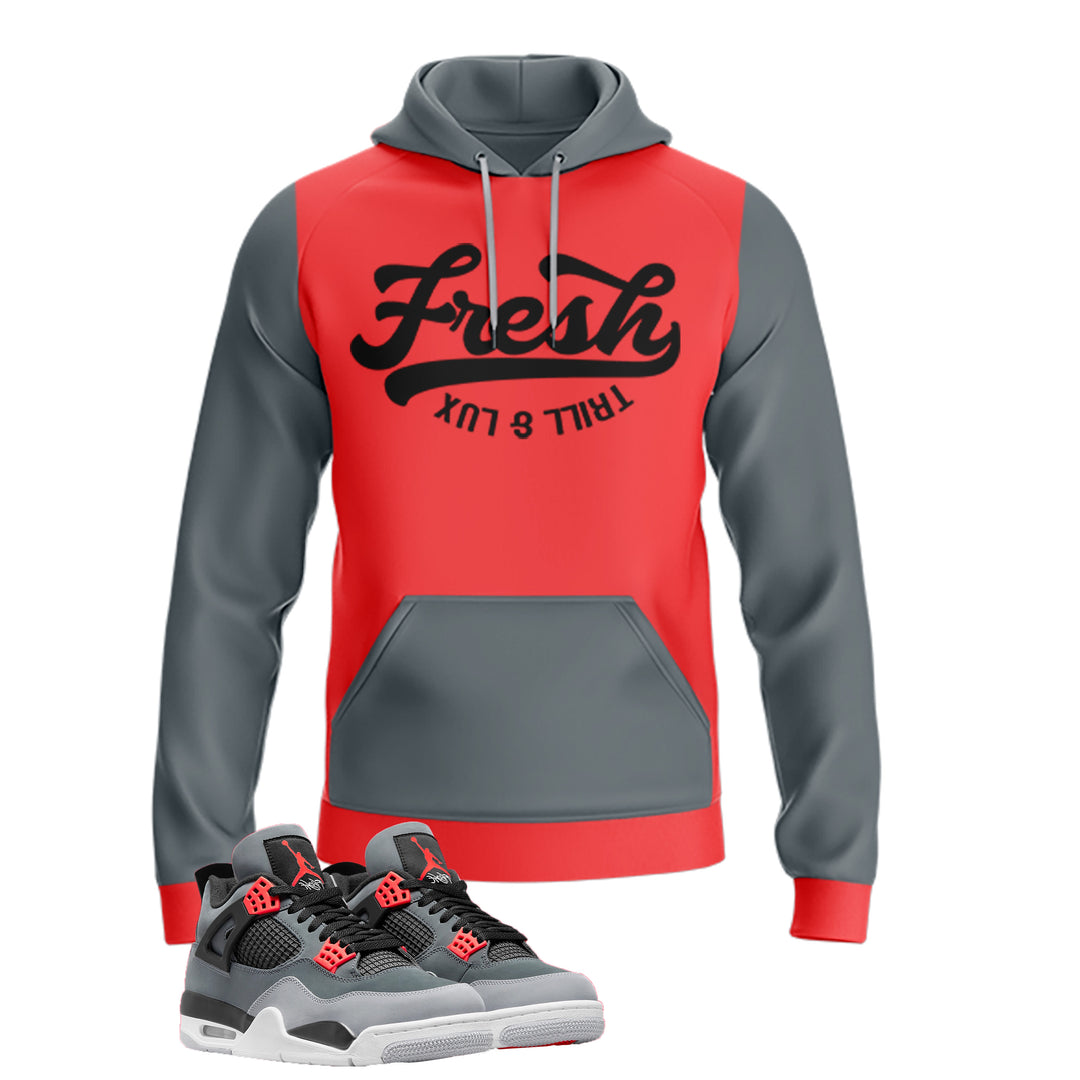Fresh | Air Jordan 4 Infrared Inspired Hoodie |
