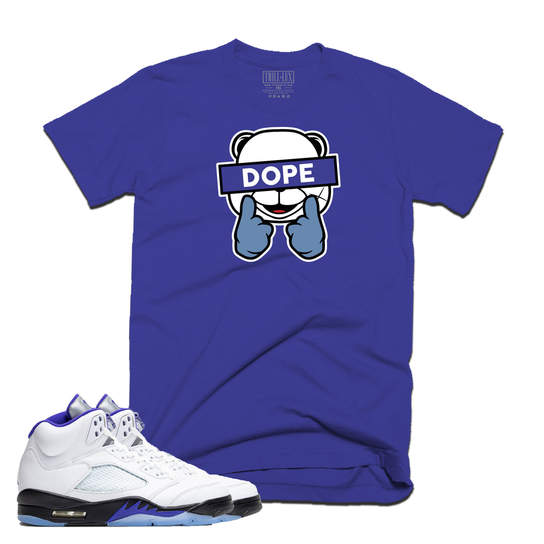 Dope | Retro Air Jordan 5 Concord Colorblock T-shirt