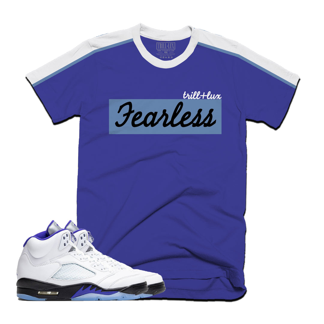 Fearless | Retro Air Jordan 5 Concord Colorblock T-shirt
