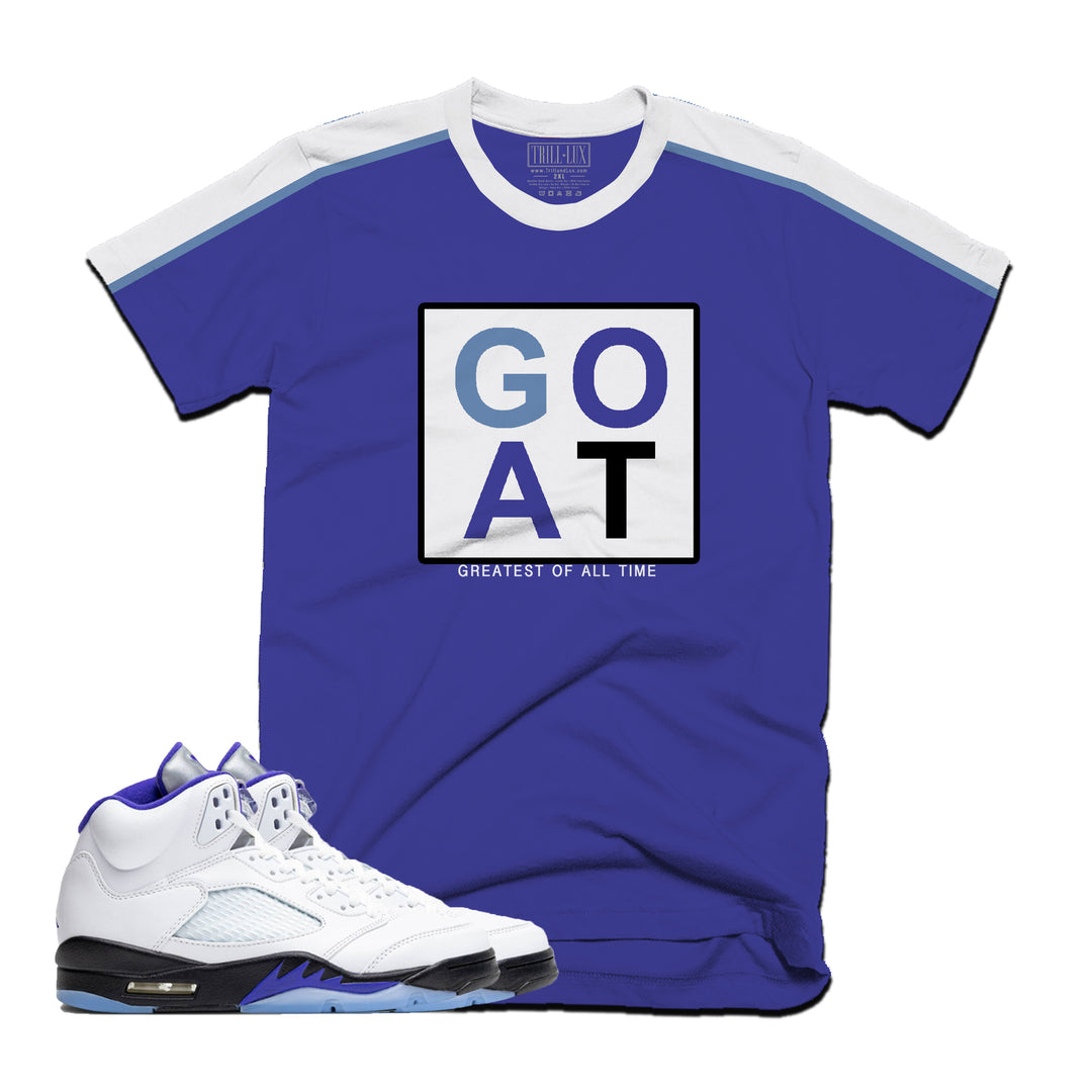 GOAT | Retro Air Jordan 5 Concord Colorblock T-shirt